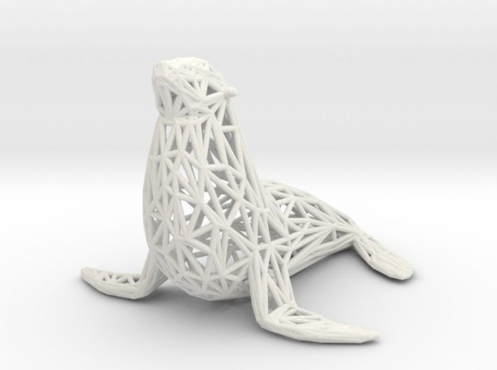 Sea Lion  3D print model_16