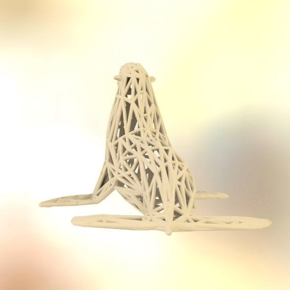 Sea Lion  3D print model_32