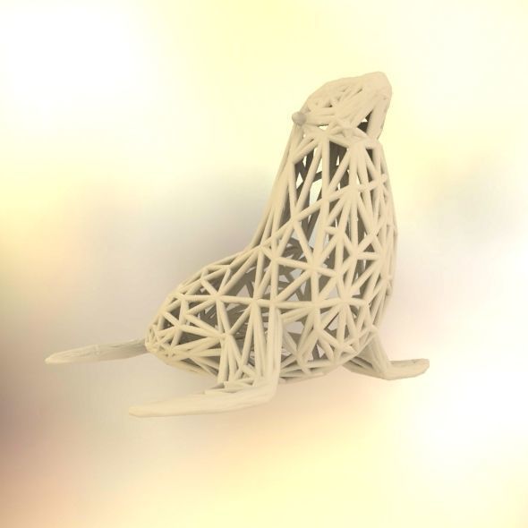 Sea Lion  3D print model_40