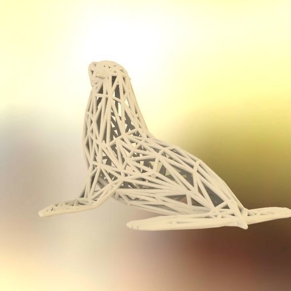 Sea Lion  3D print model_34
