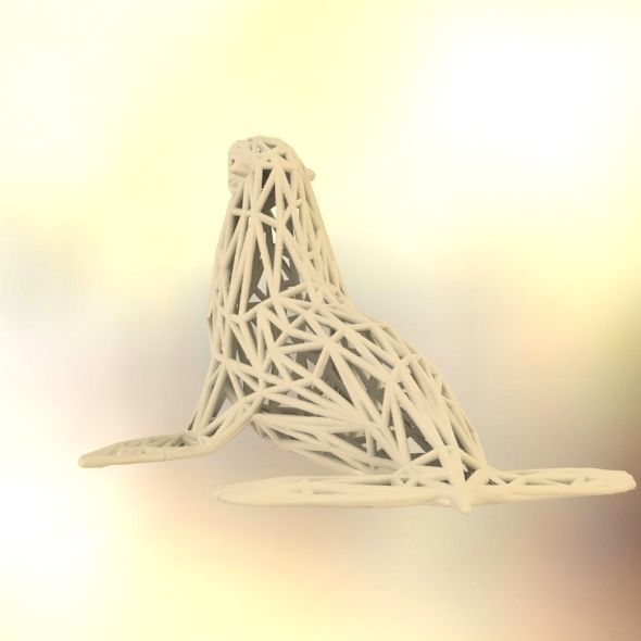 Sea Lion  3D print model_33