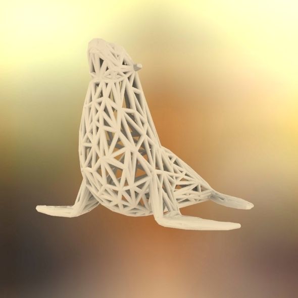 Sea Lion  3D print model_42