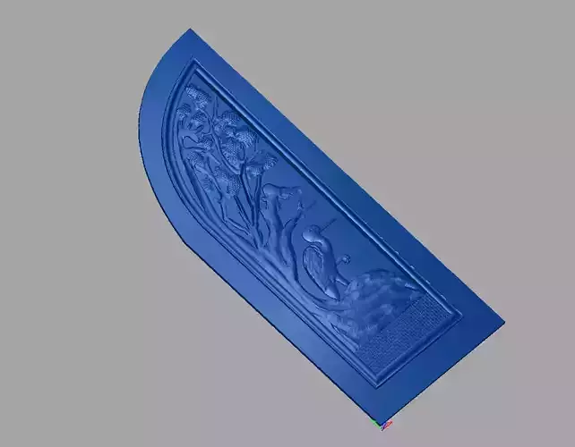 Luxury Classic door tree design 12 3D model