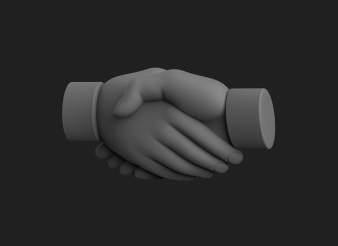 Hand Shanking 3D print model