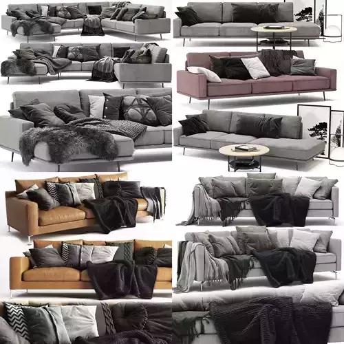 Sofa Collection 01 - 5 Items 