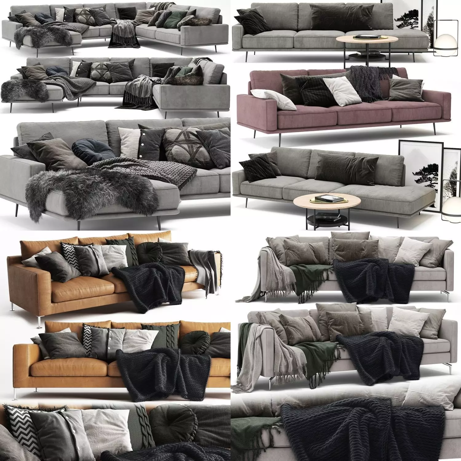 Sofa Collection 01 - 5 Items _0