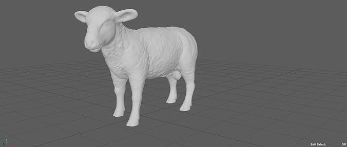 SHEEP Low-poly 3D model 5