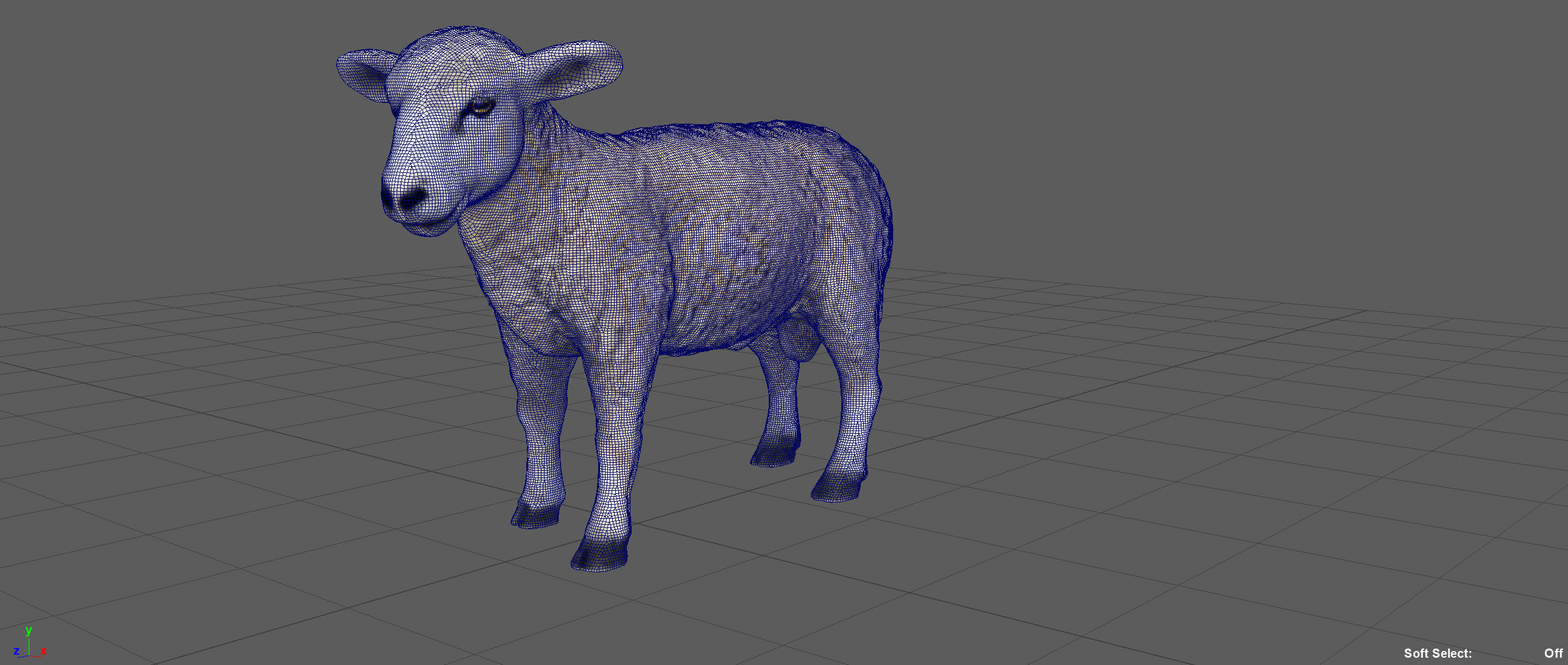 SHEEP Low-poly 3D model_6