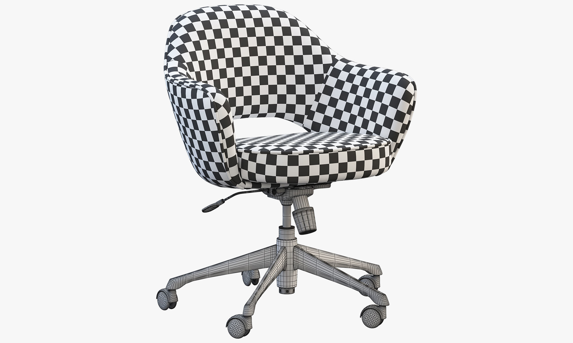 Chairs and ottomans set 38 items 3D model_91