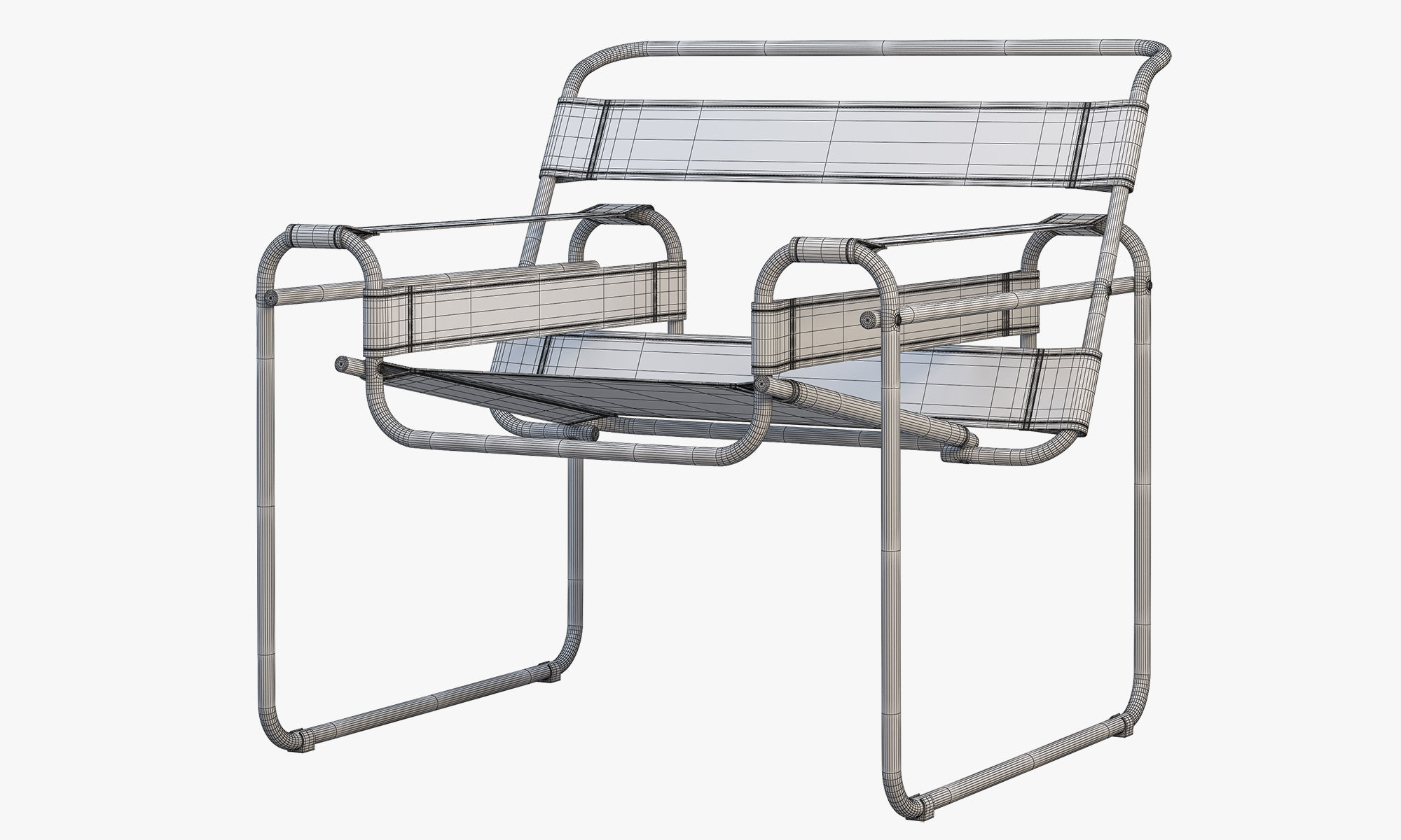 Chairs and ottomans set 38 items 3D model_72