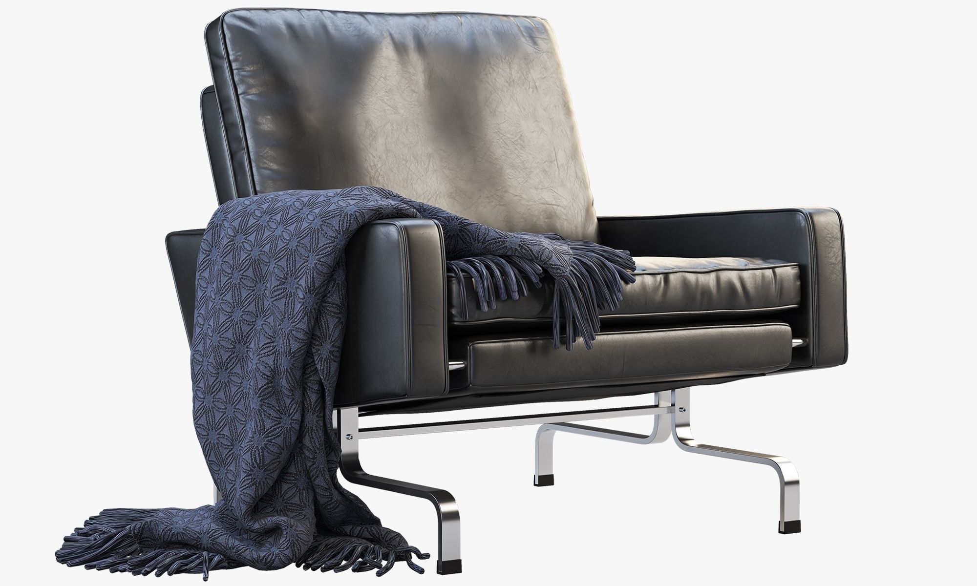 Chairs and ottomans set 38 items 3D model_135