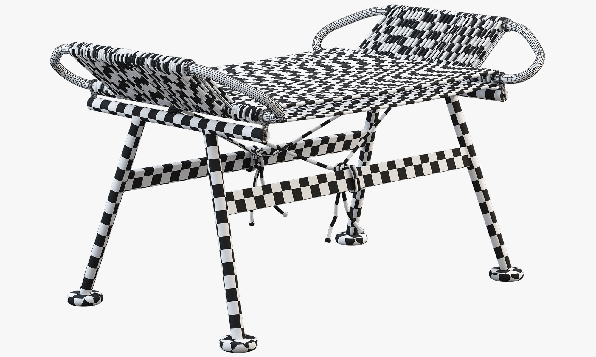 Chairs and ottomans set 38 items 3D model_53