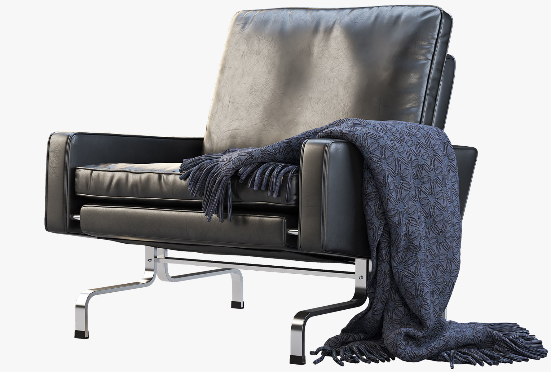 Chairs and ottomans set 38 items 3D model_18