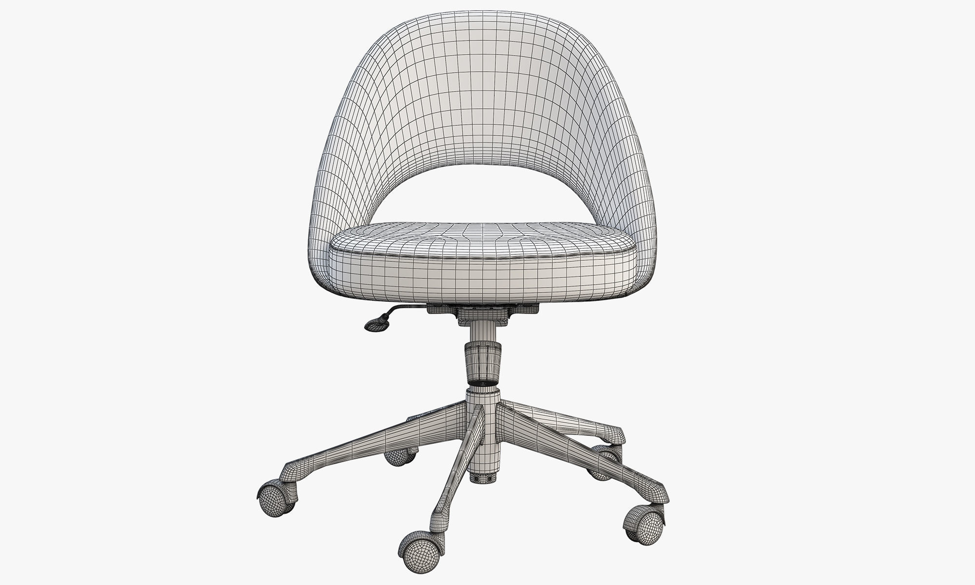 Chairs and ottomans set 38 items 3D model_94