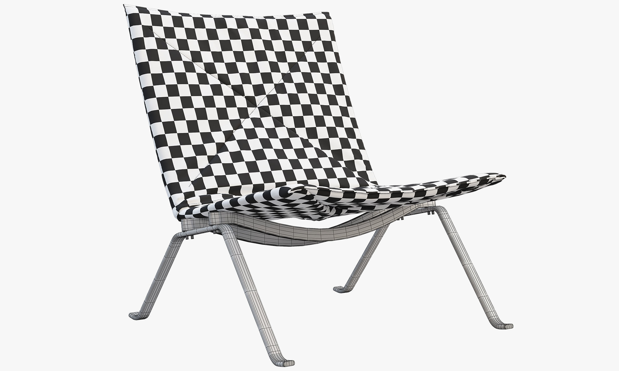 Chairs and ottomans set 38 items 3D model_113