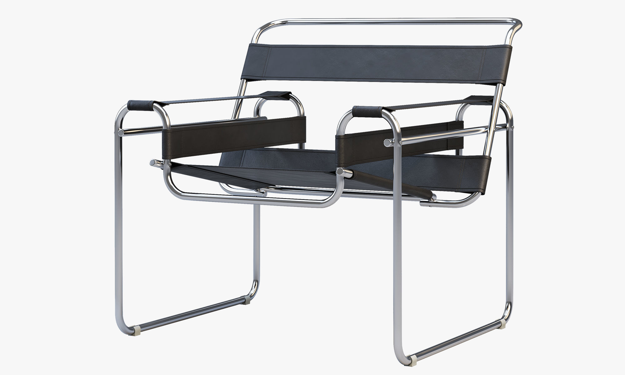 Chairs and ottomans set 38 items 3D model_68