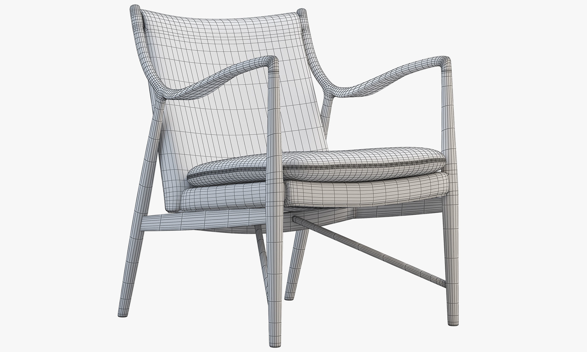 Chairs and ottomans set 38 items 3D model_62