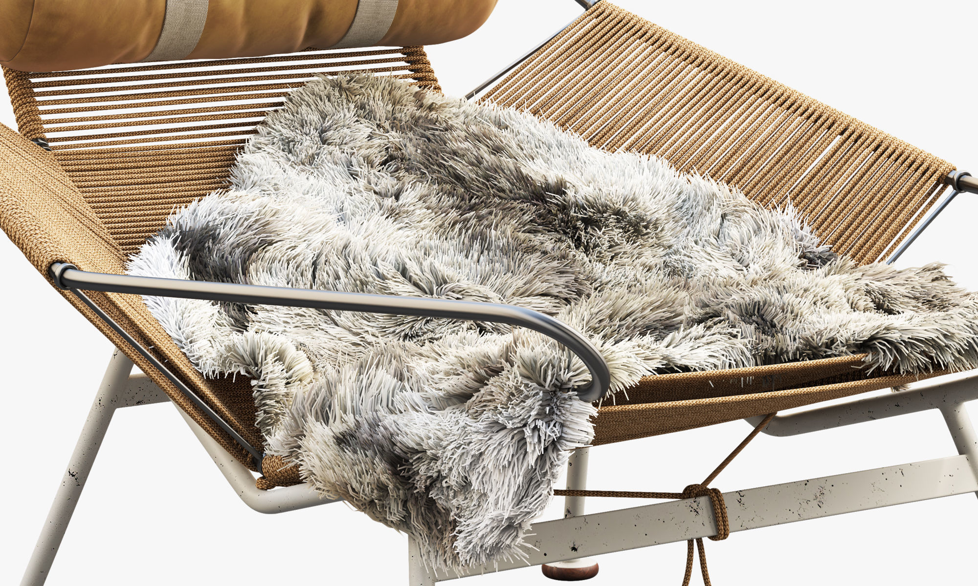 Chairs and ottomans set 38 items 3D model_42