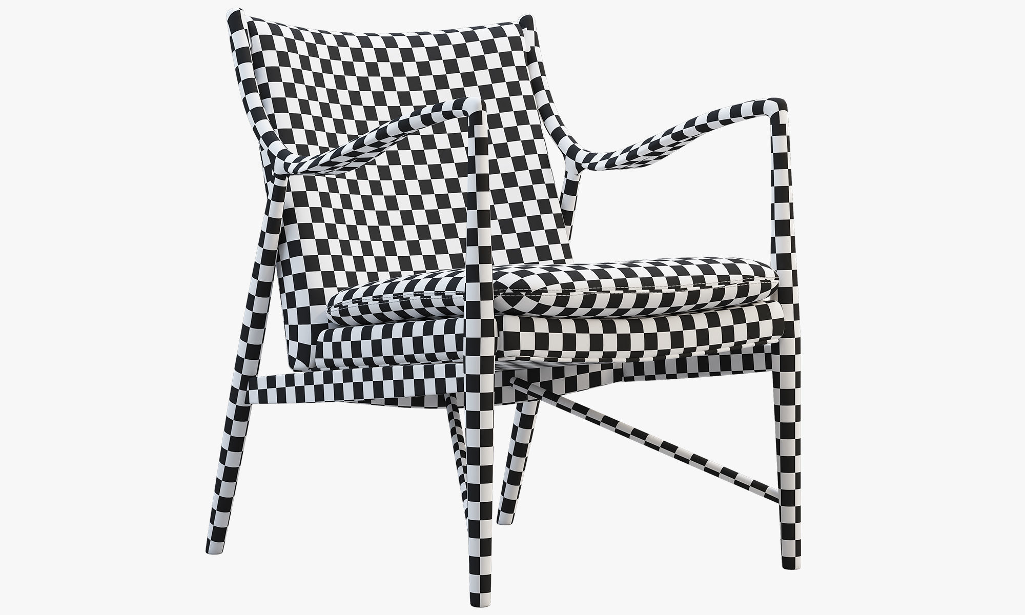 Chairs and ottomans set 38 items 3D model_63