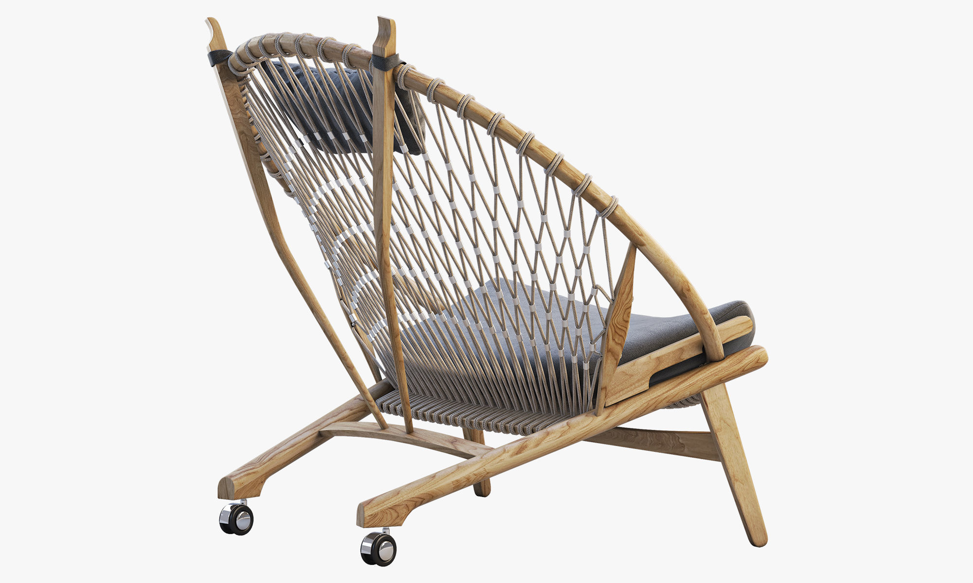 Chairs and ottomans set 38 items 3D model_38