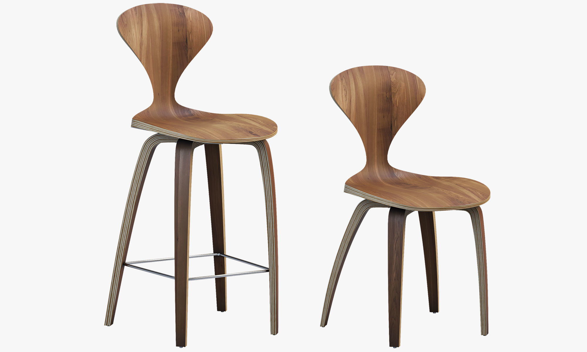 Chairs and ottomans set 38 items 3D model_148