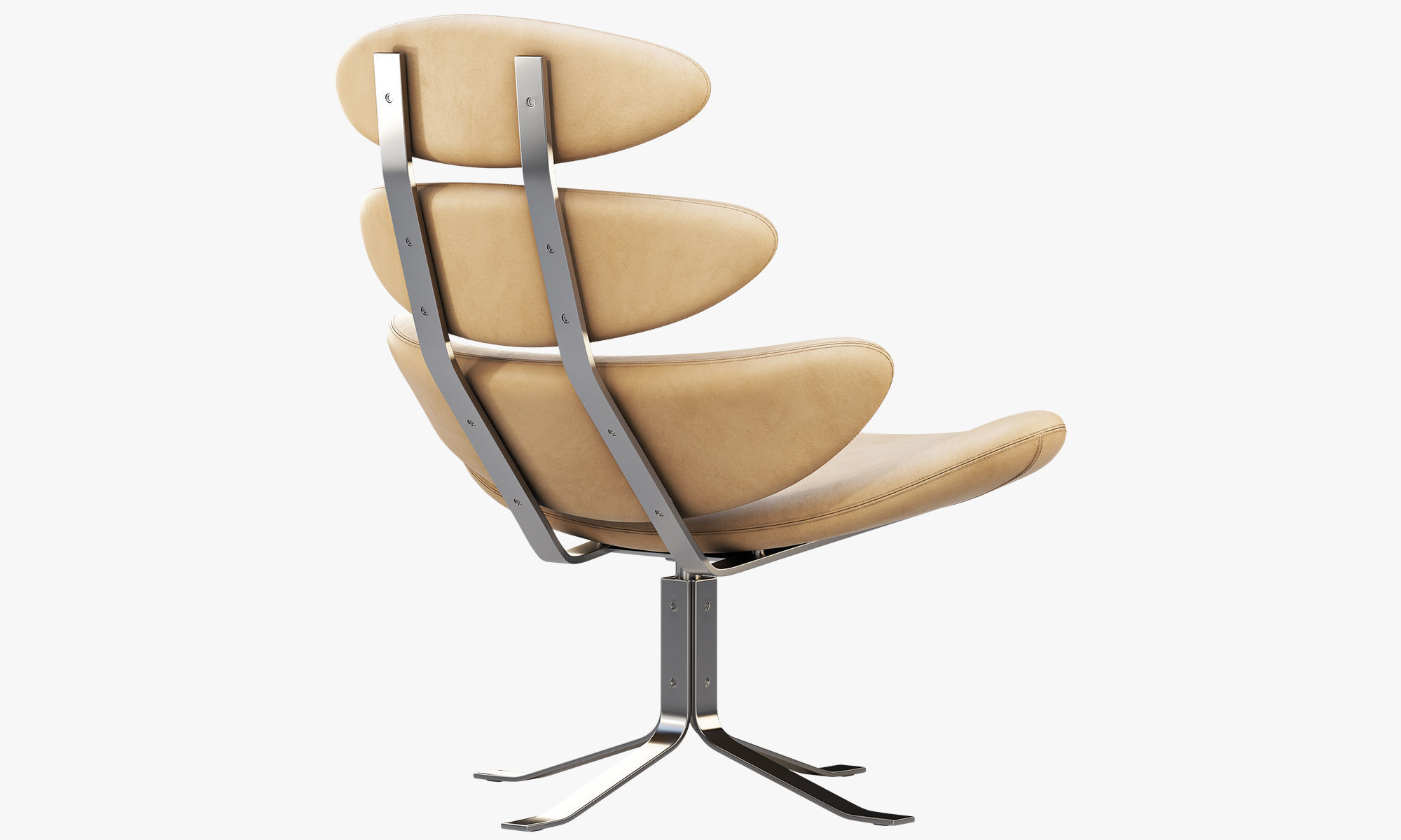 Chairs and ottomans set 38 items 3D model_119