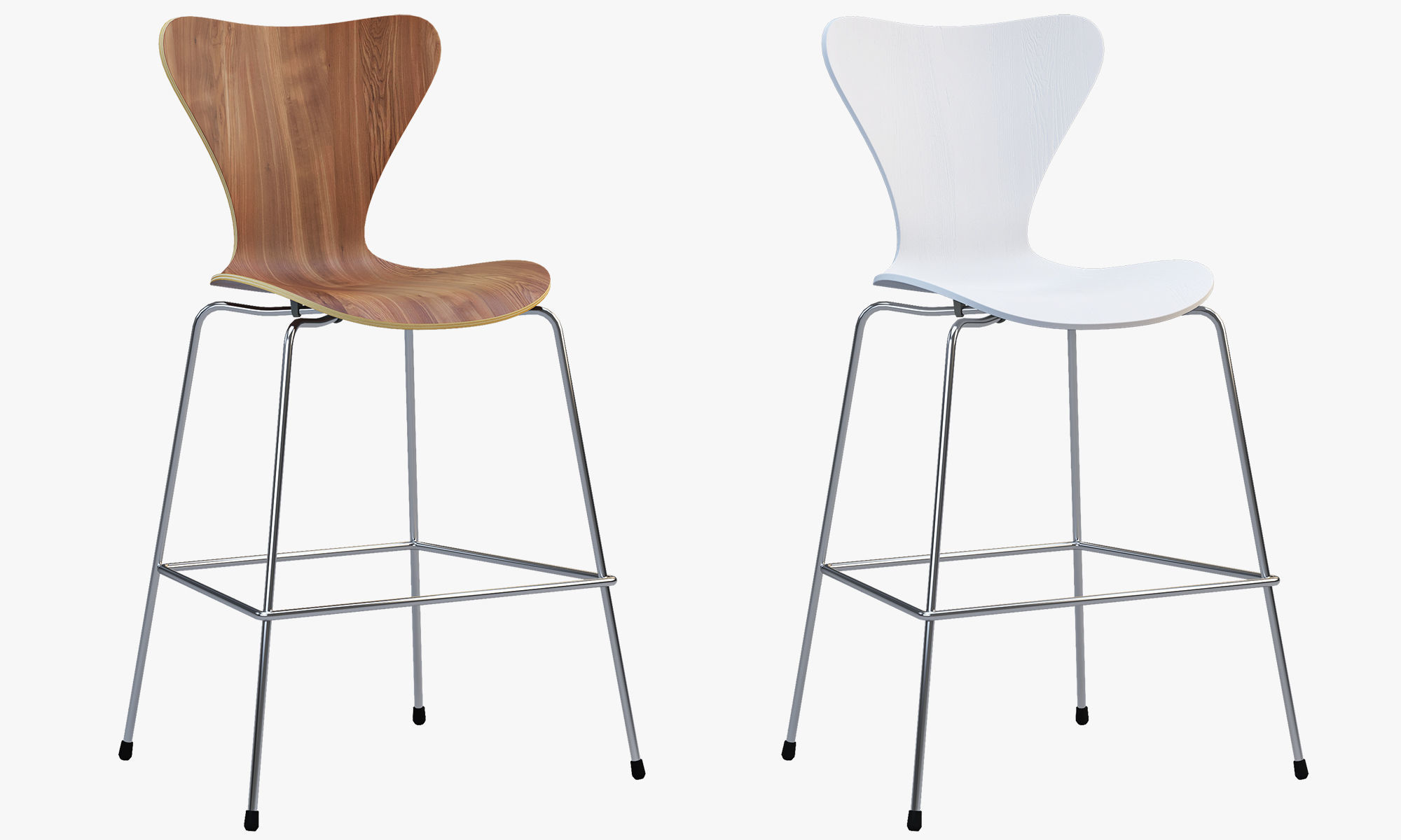 Chairs and ottomans set 38 items 3D model_144