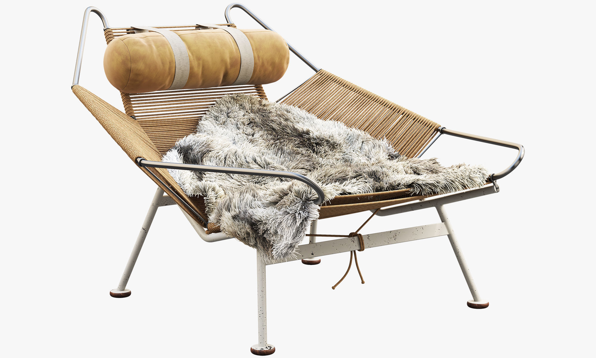 Chairs and ottomans set 38 items 3D model_41