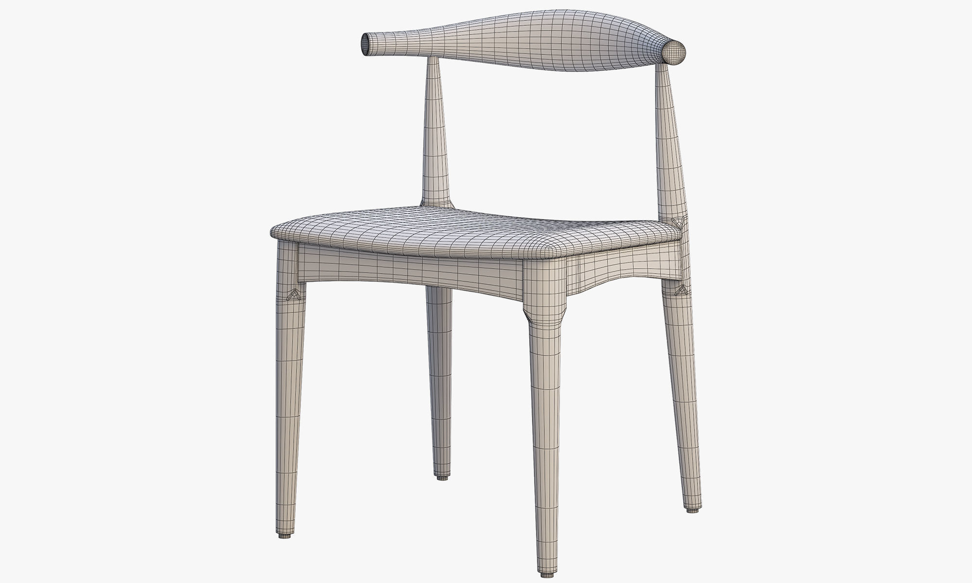 Chairs and ottomans set 38 items 3D model_75