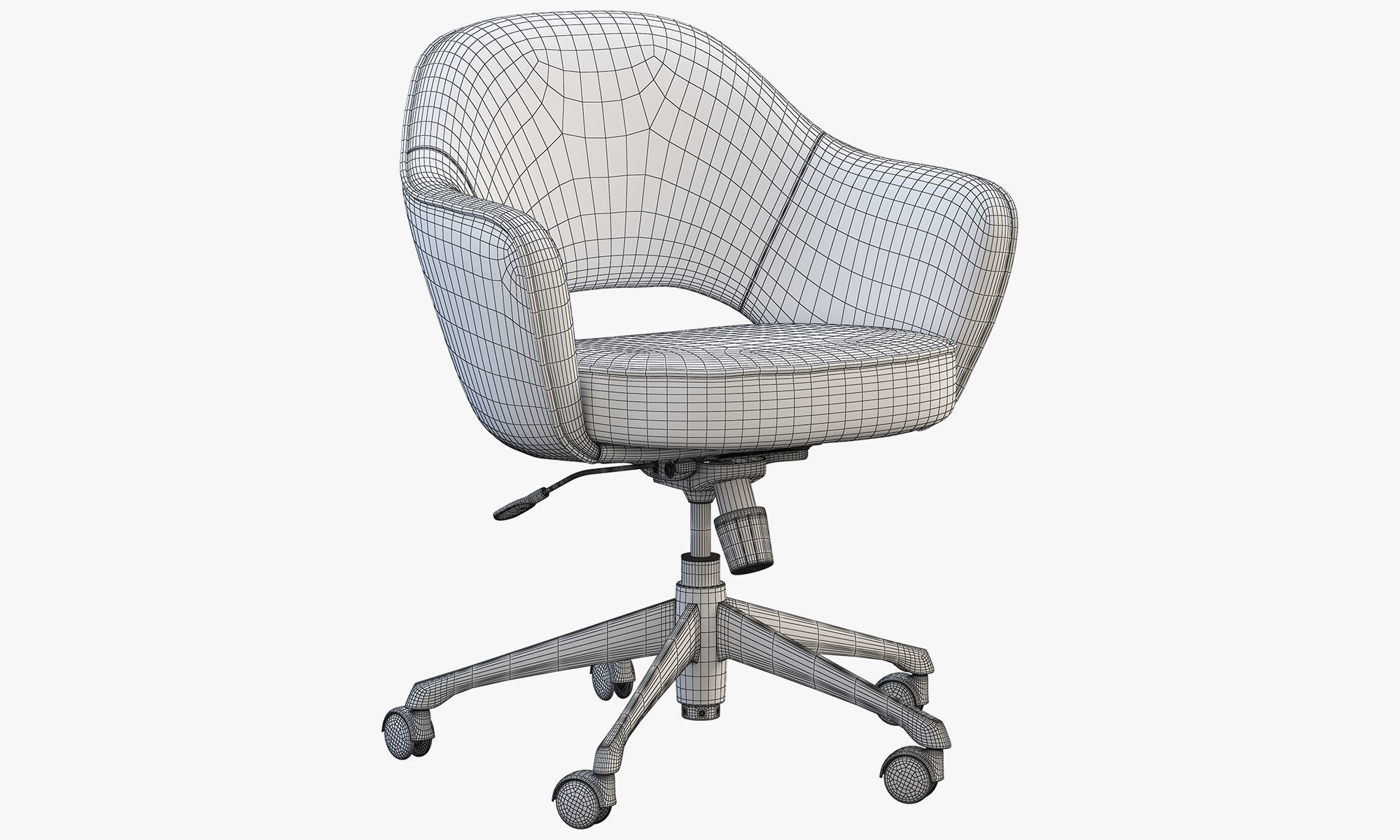 Chairs and ottomans set 38 items 3D model_92