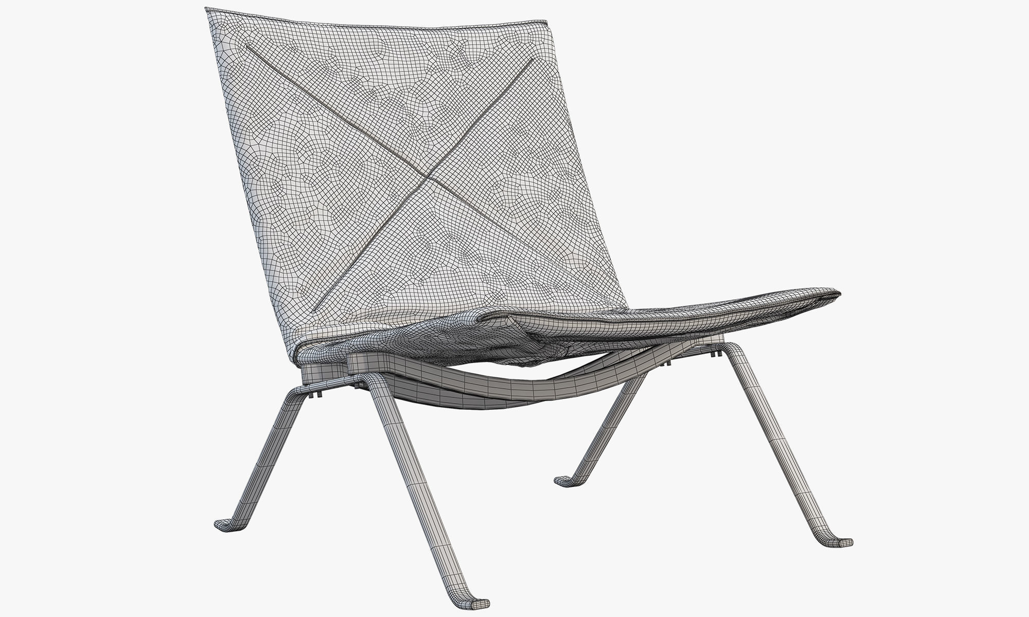 Chairs and ottomans set 38 items 3D model_112