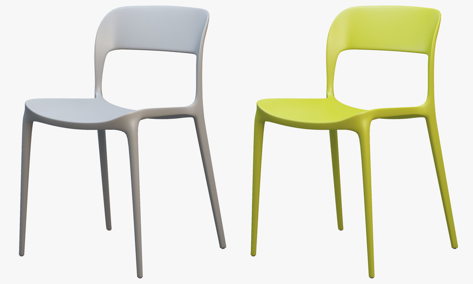 Chairs and ottomans set 38 items 3D model_142