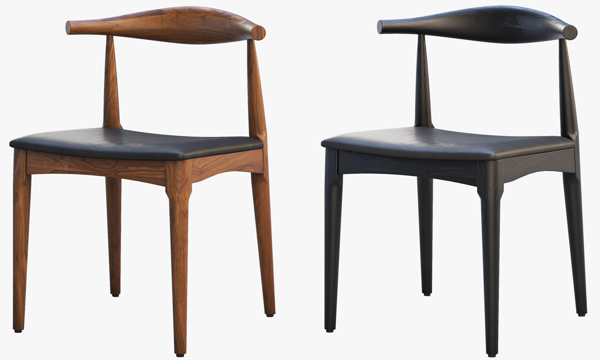 Chairs and ottomans set 38 items 3D model_74