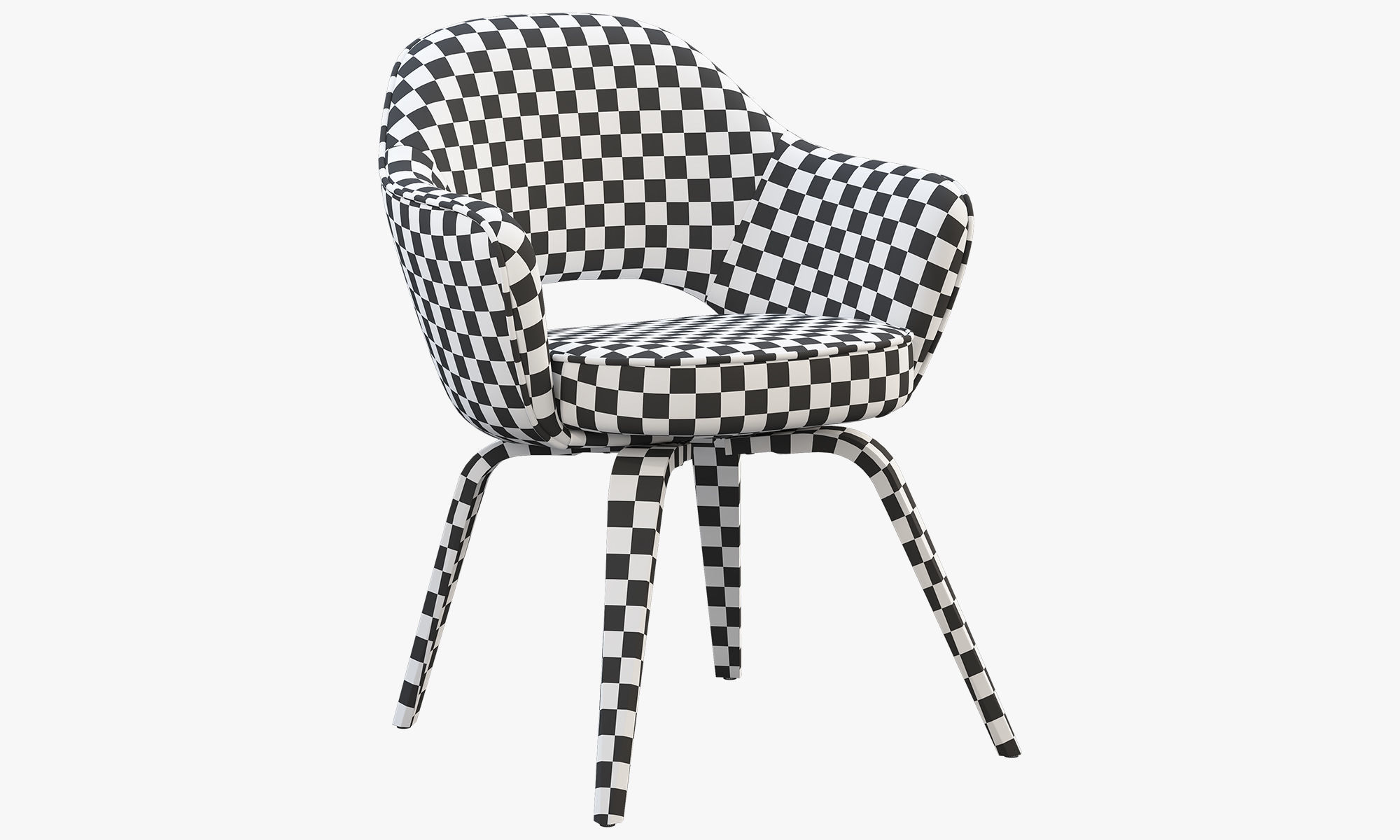 Chairs and ottomans set 38 items 3D model_99