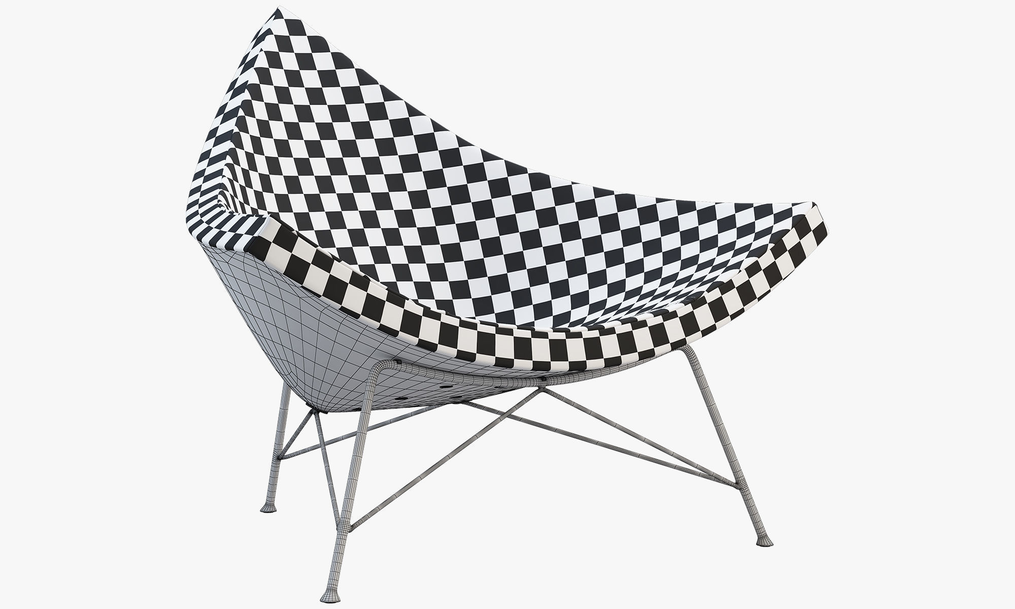 Chairs and ottomans set 38 items 3D model_67