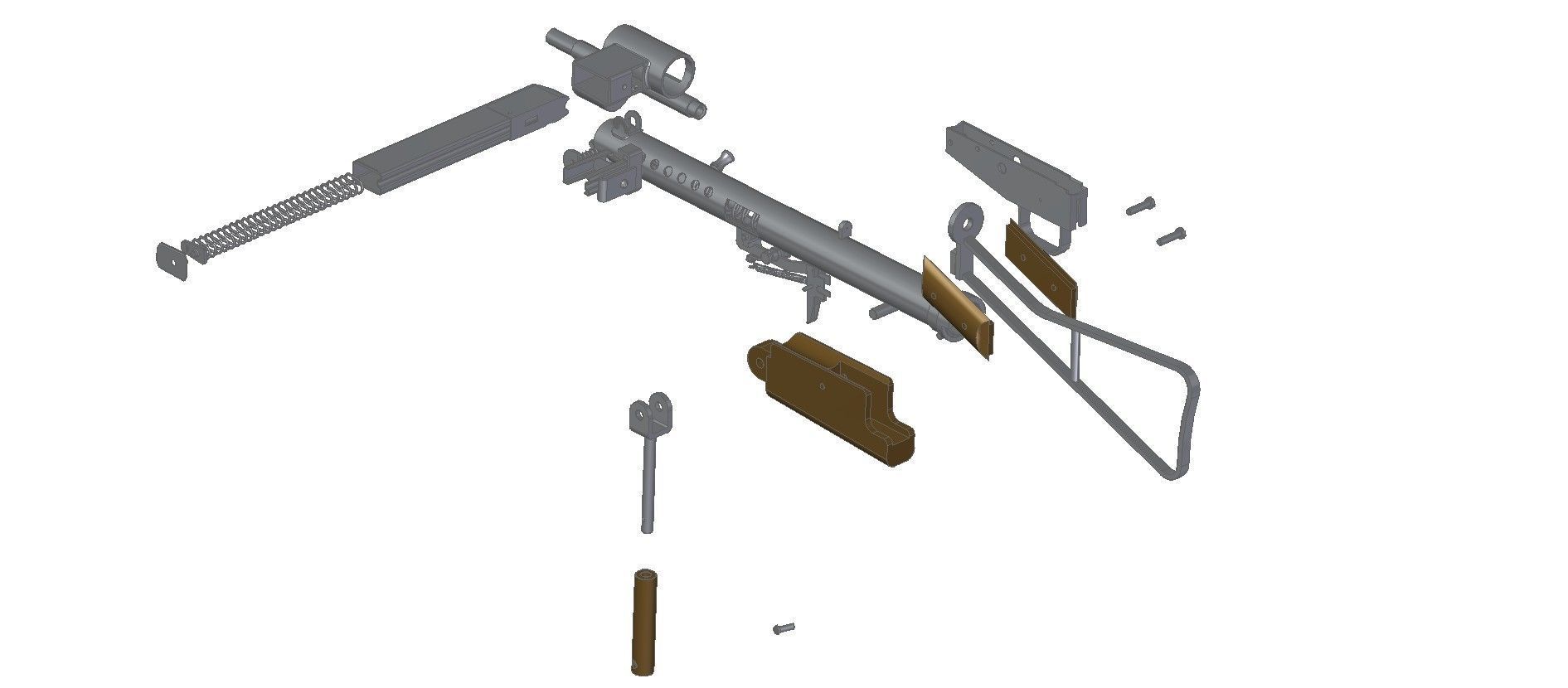 STEN MkI 3D model_2
