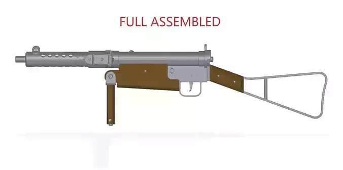 STEN MkI 3D model