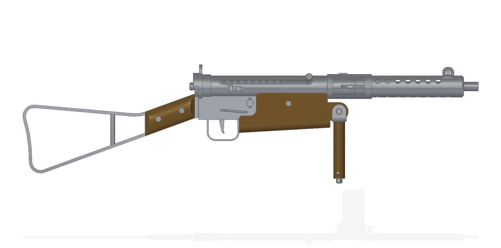 STEN MkI 3D model_8