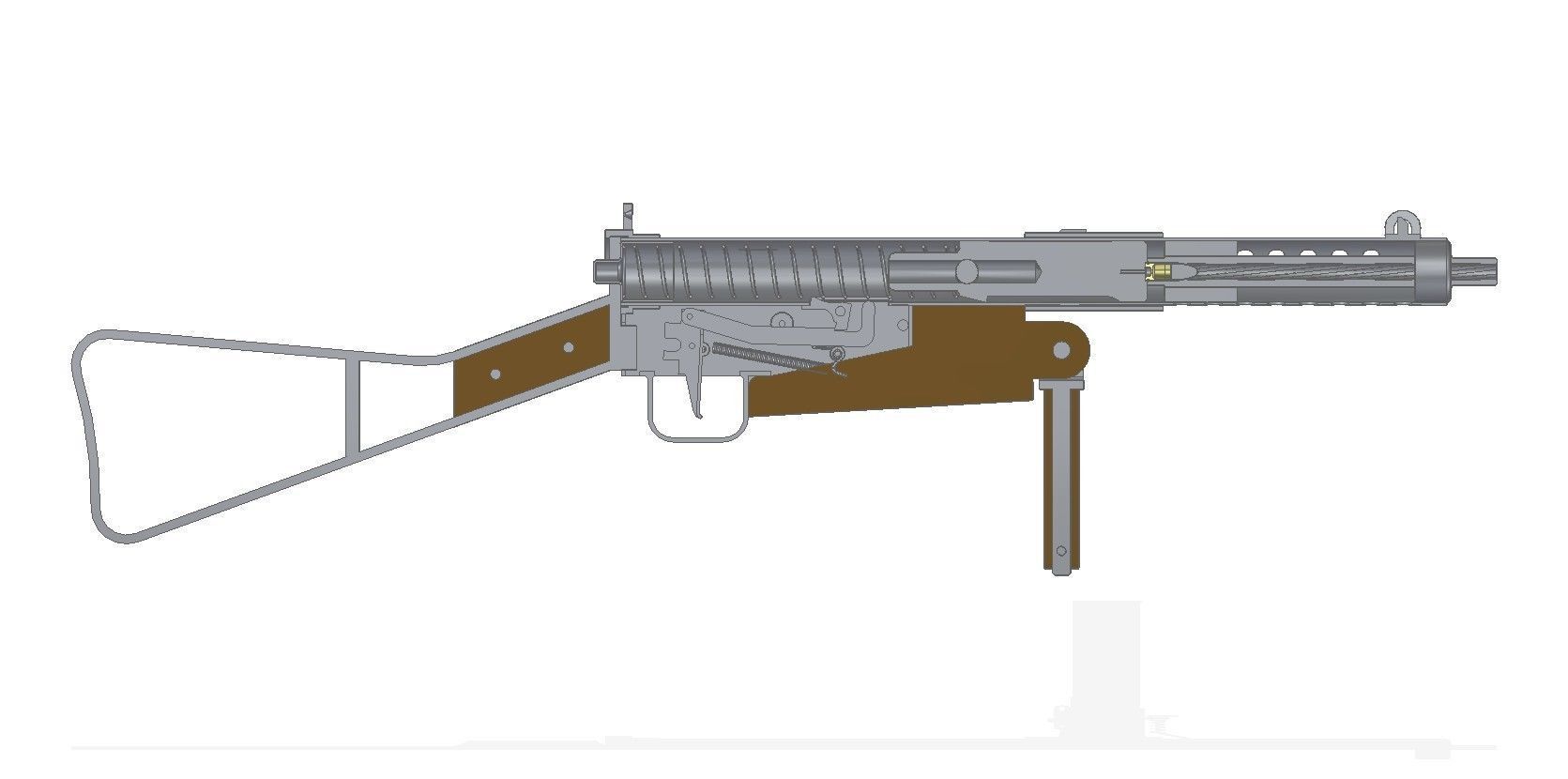 STEN MkI 3D model_5