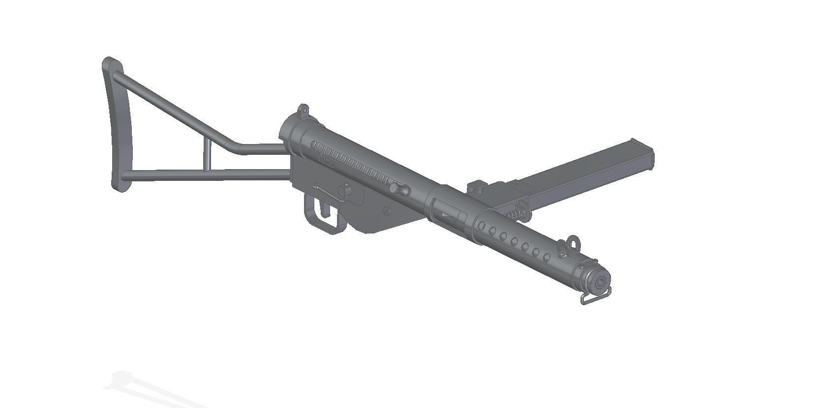 STEN MkI Star 3D model_9