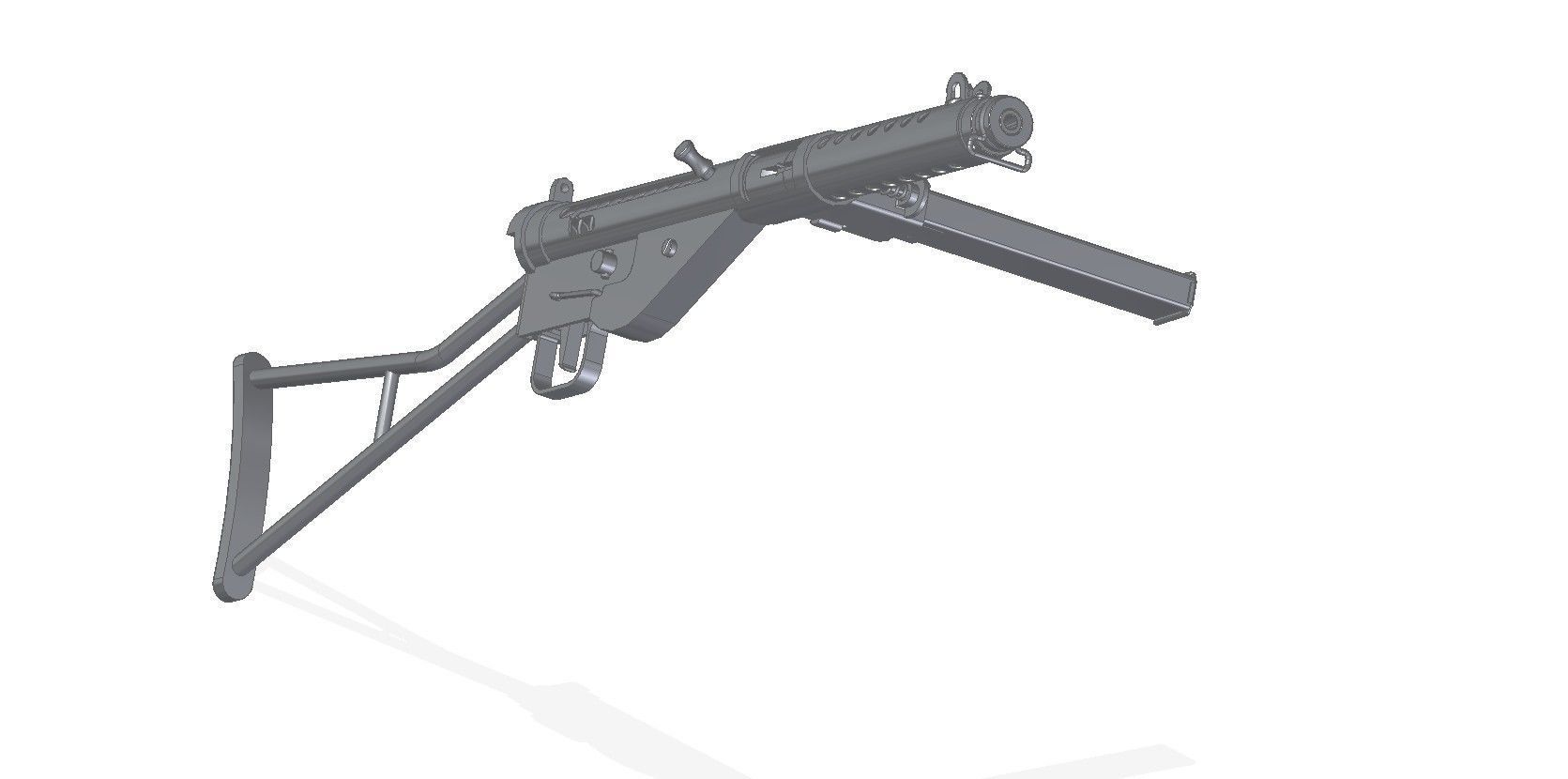 STEN MkI Star 3D model_8