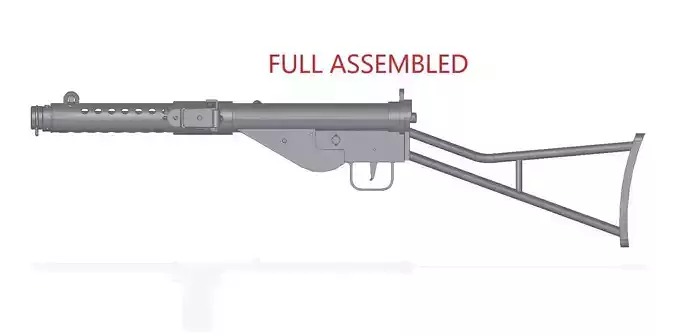 STEN MkI Star 3D model