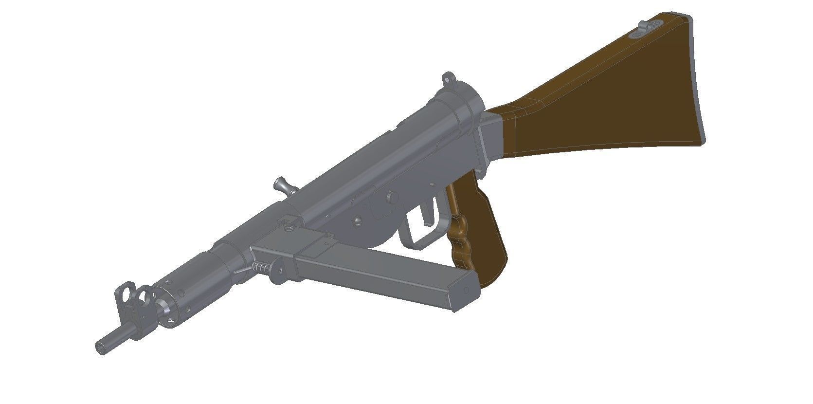 STEN MkV 3D model_8