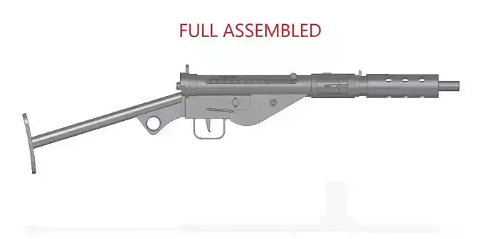 STEN MkII 3D model