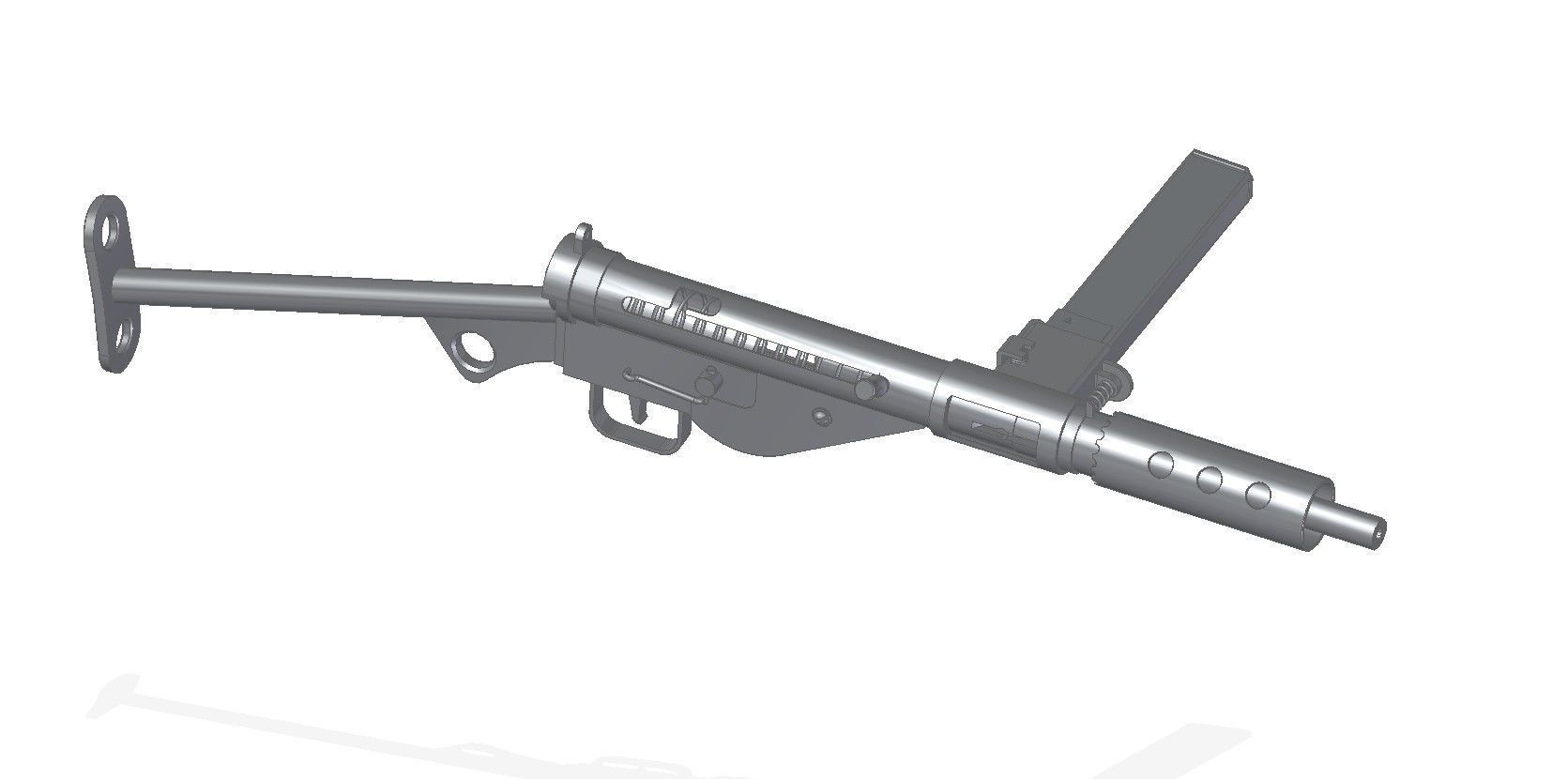 STEN MkII 3D model_7