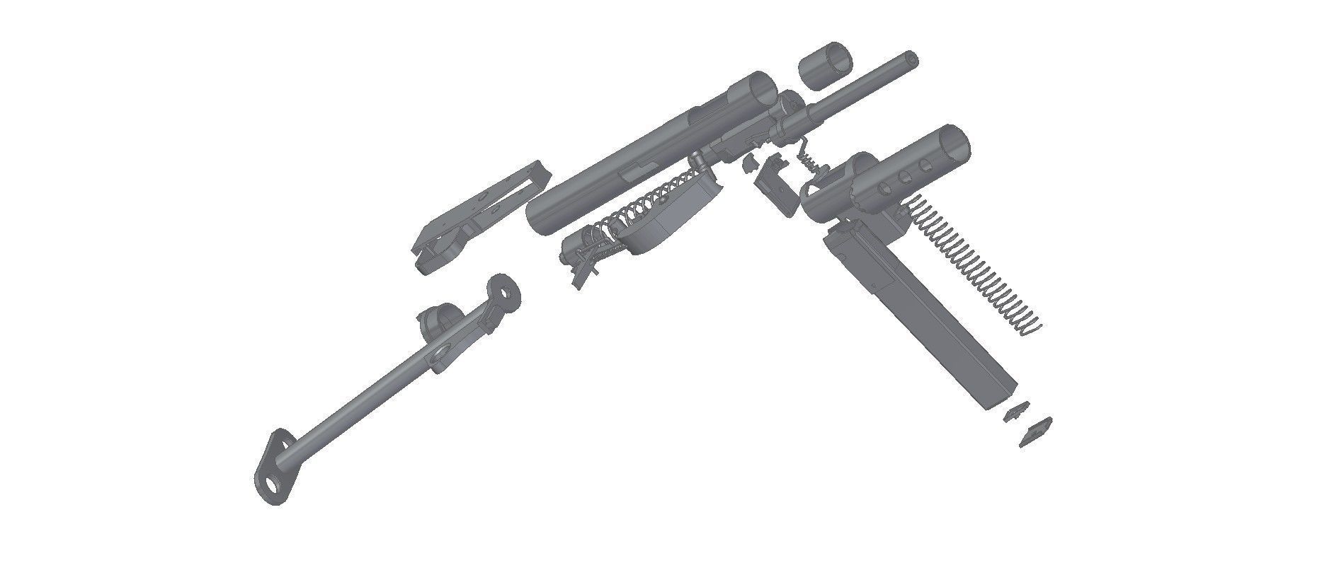 STEN MkII 3D model_2