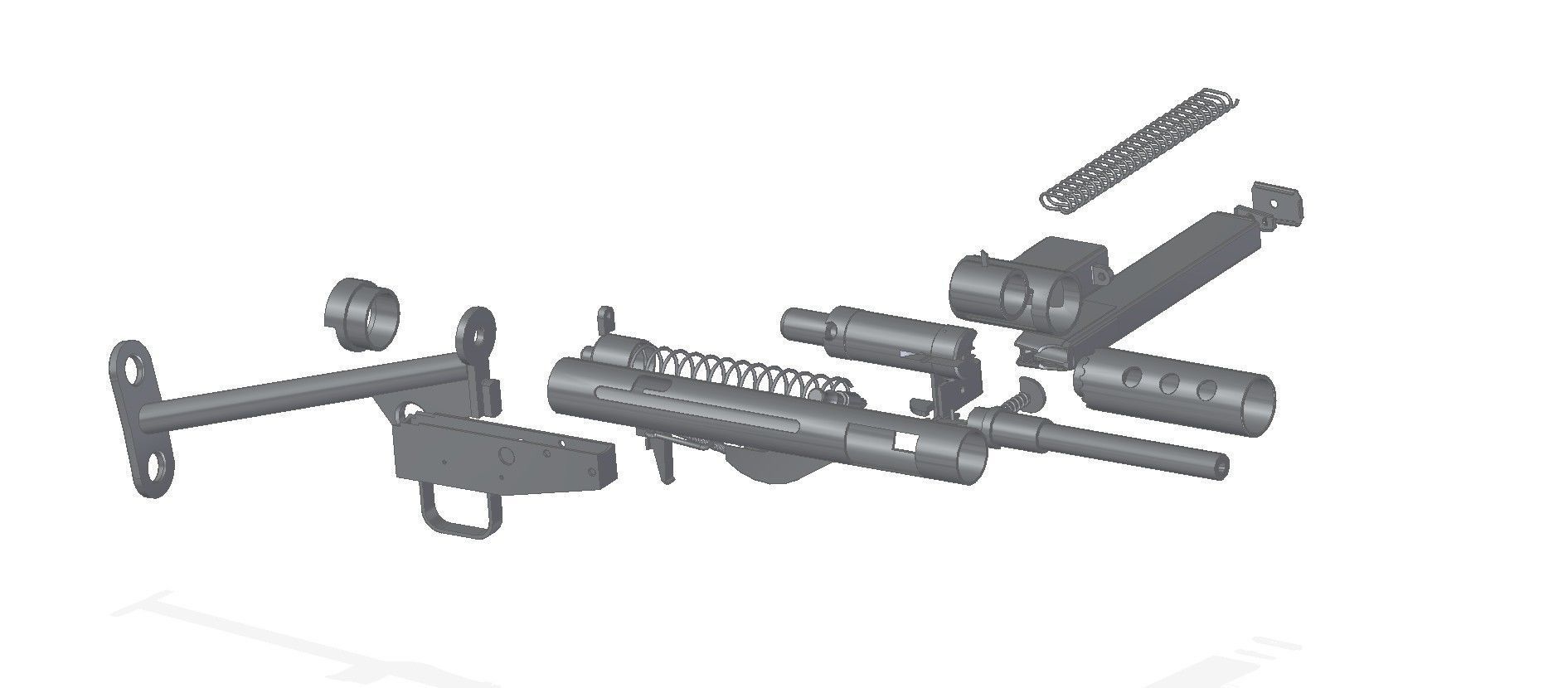 STEN MkII 3D model_1