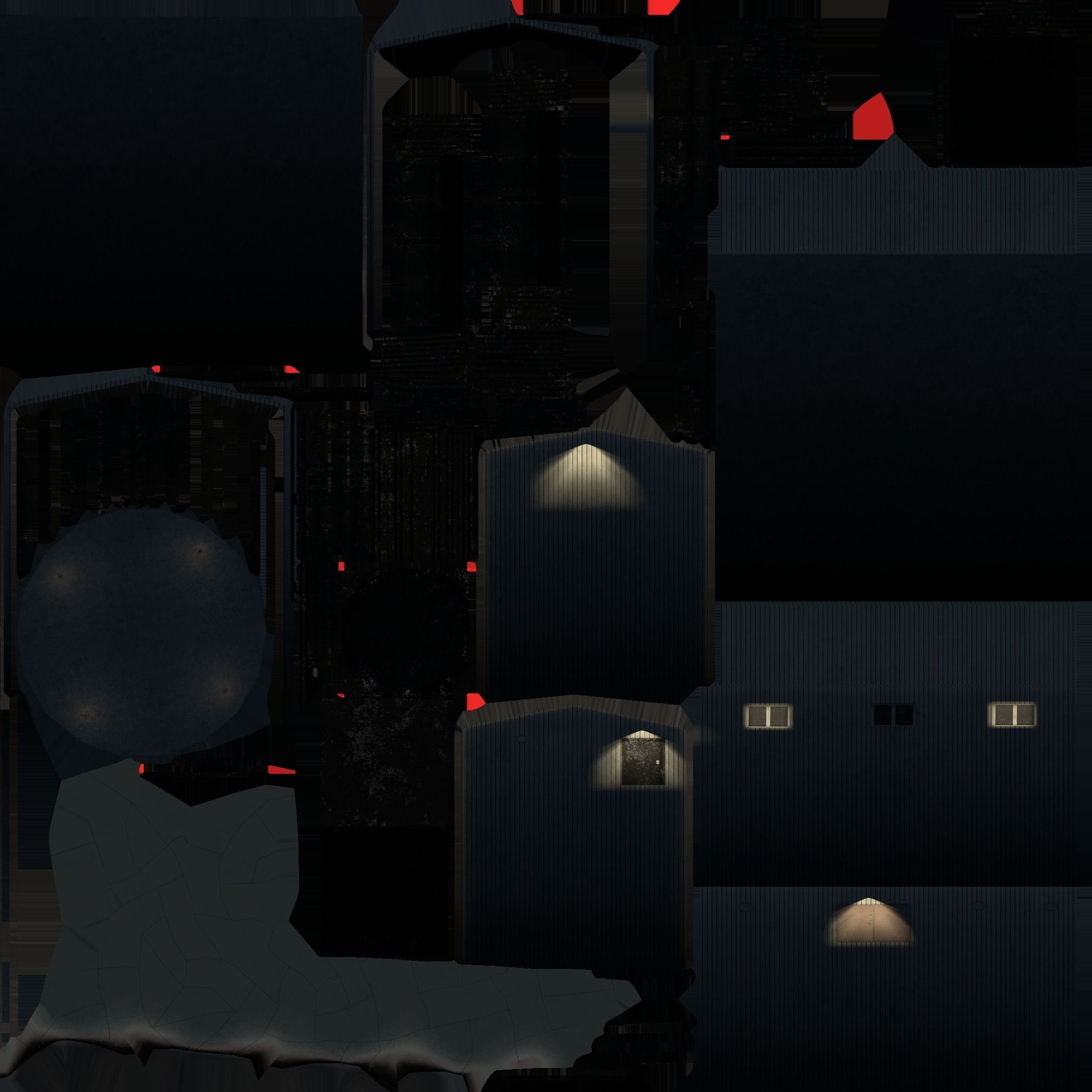 NATS Sumburgh station Low-poly 3D model_29