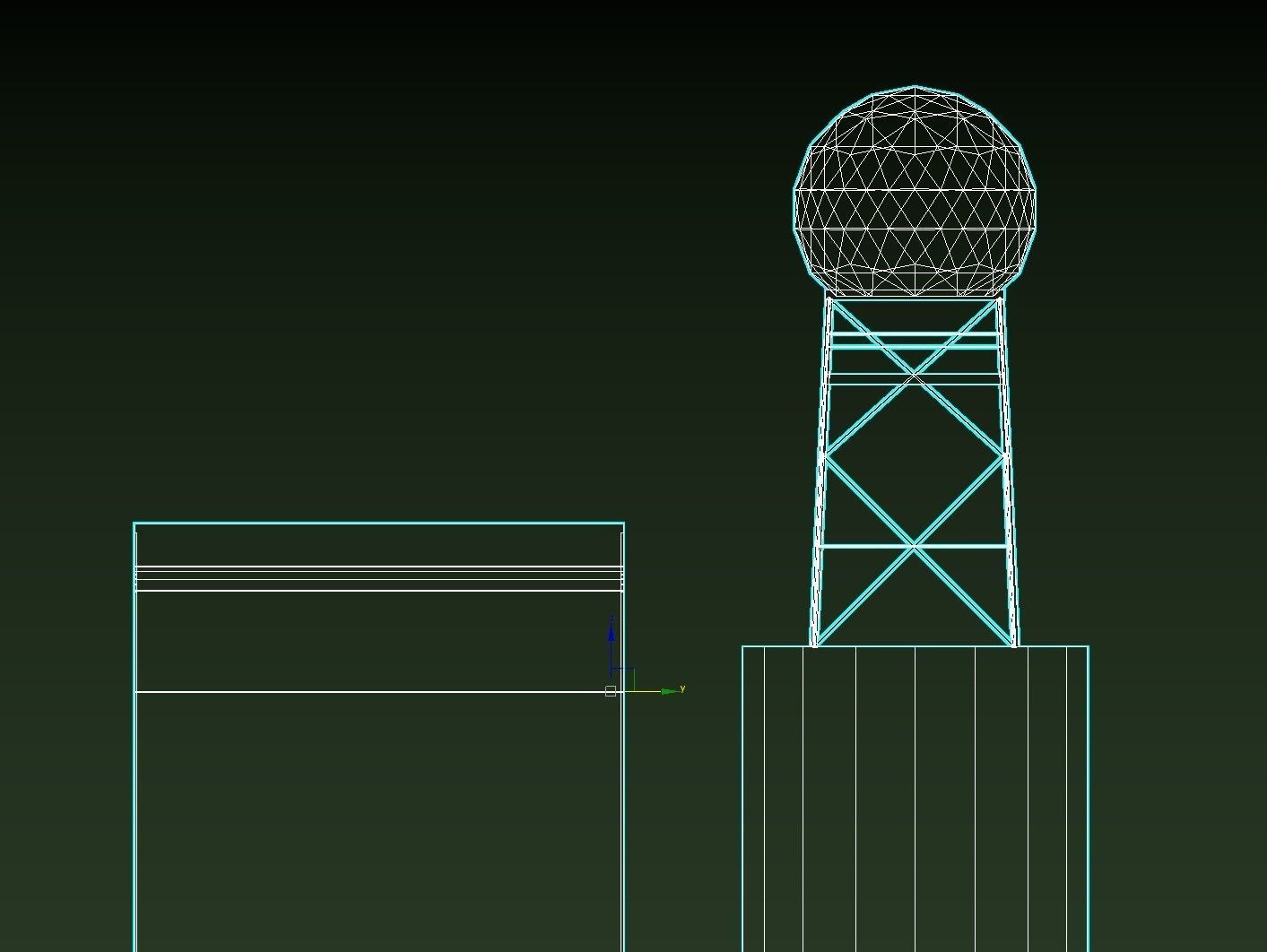 NATS Sumburgh station Low-poly 3D model_24