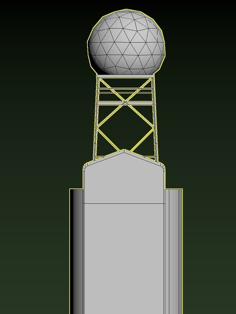 NATS Sumburgh station Low-poly 3D model_20